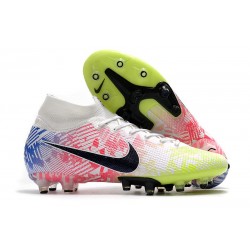 Nike Mercurial Superfly 7 Elite Artificial Neymar White Black Blue Volt