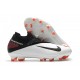 New 2020 Nike Phantom VSN 2 Elite DF FG White Black Laser Crimson