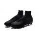 New 2017 Nike Mercurial Superfly V FG ACC Soccer Boots Black Grey