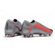 Nike Mercurial Vapor 13 Elite FG Cleat Metallic Bomber Grey Black