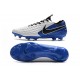 Nike Tiempo Legend VIII Elite FG K-Leather White Royal Blue Black
