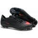 Men Nike HyperVenom Phantom FG Firm Ground Soccer Cleats Dark Charcoal Crimson Black