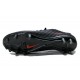 Men Nike HyperVenom Phantom FG Firm Ground Soccer Cleats Dark Charcoal Crimson Black