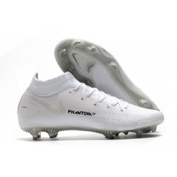 Nike Phantom GT Elite DF FG Soccer Shoes White