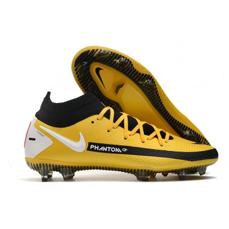New 2021 Nike Phantom Gt Elite Df Fg - Yellow Black White
