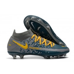 Nike Phantom GT Elite DF FG Soccer Shoes Navy Black Yellow