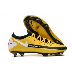 Nike Phantom GT Elite FG Firm Ground Shoes Yellow Black White