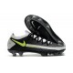 Nike Phantom GT Elite FG Mens Soccer Cleat Black Gray Yellow