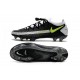 Nike Phantom GT Elite FG Mens Soccer Cleat Black Gray Yellow