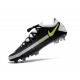 Nike Phantom GT Elite FG Mens Soccer Cleat Black Gray Yellow