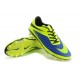 Cheap 2013 Nike HyperVenom Phantom FG Firm Ground Lime Blue Soccer Boots
