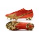 Nike Mercurial Vapor 13 Elite FG Ronaldo CR100 Red Golden