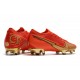Nike Mercurial Vapor 13 Elite FG Ronaldo CR100 Red Golden