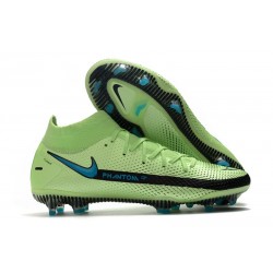 Nike Phantom GT Elite DF FG Soccer Shoes Green Black Blue