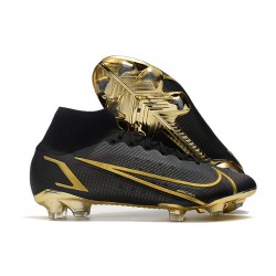 Nike Mercurial Superfly 8 Elite DF FG Black Gold