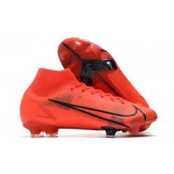 Nike Mercurial Superfly 8 Elite DF FG Red Black