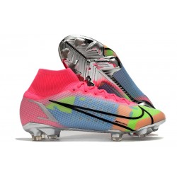 Nike Mercurial Superfly 8 Elite DF FG Pink Blue Black