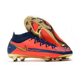 New Nike Phantom GT Elite DF FG Orange Blue Gold