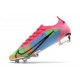 Nike Mercurial Vapor XIV Elite FG Soccer Cleats Blue Pink Green
