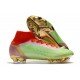 Nike Mercurial Superfly 8 Elite DF FG Green Red Gold