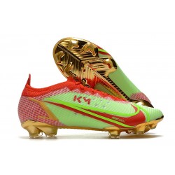 Nike Mercurial Vapor 14 Elite FG Green Red Gold