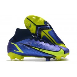 Nike Mercurial Superfly 8 Elite DF FG Recharge - Sapphire Volt Blue Void