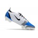 Nike Mercurial Vapor 14 Elite FG White Blue Black
