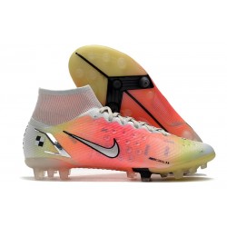 New Nike Mercurial Superfly 8 Elite AG Dream Speed 4 - White Bright Mango