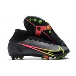 New Nike Mercurial Superfly 8 Elite AG Black Cyber Off Noir