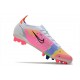 Nike Mercurial Vapor Elite 14 AG Pro White Metallic Silver Dark Raisin