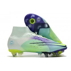 Nike Mercurial Superfly 8 Elite SG Dream Speed 5 - Barely Green Volt Electro Purple