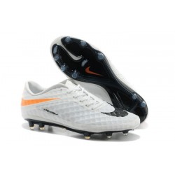 New White Orange Black Isco Custom Nike HyperVenom Phantom FG Cleats