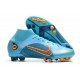 New Nike Mercurial Superfly 8 Elite AG Blueprint - Chlorine Blue Laser Orange Marina