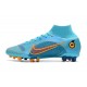 New Nike Mercurial Superfly 8 Elite AG Blueprint - Chlorine Blue Laser Orange Marina