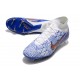 Nike Zoom Mercurial Superfly 9 Elite FG White Blue Gold