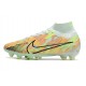 Nike Zoom Mercurial Superfly 9 Elite AG Green Dark Blue Orange