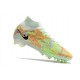 Nike Zoom Mercurial Superfly 9 Elite AG Green Dark Blue Orange