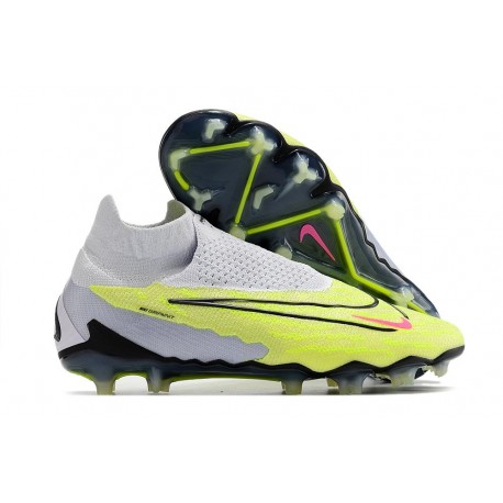 Nike Phantom GX Elite Gripknit DF FG Luminous - Barely Volt Gridiron Barely Grape